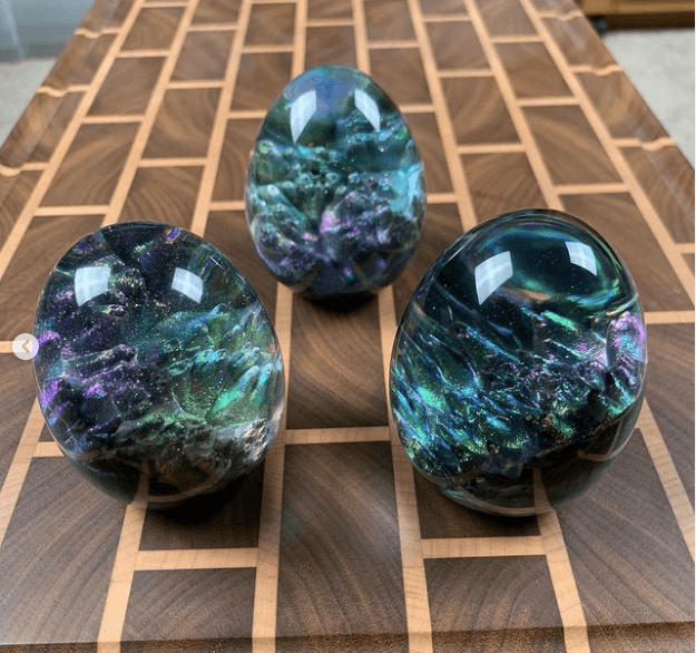 Dragon Eggs by sasaki_woodworks